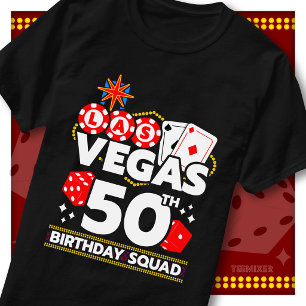 T-shirt Équipe de fête au casino pour les 50 ans de Vegas