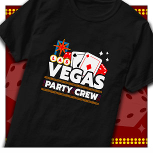 T-shirt Équipe de fête de Las Vegas Équipe de soirée à Las