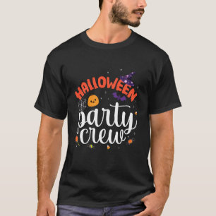 T-shirt Équipe de fête d'Halloween Citrouille d'Halloween
