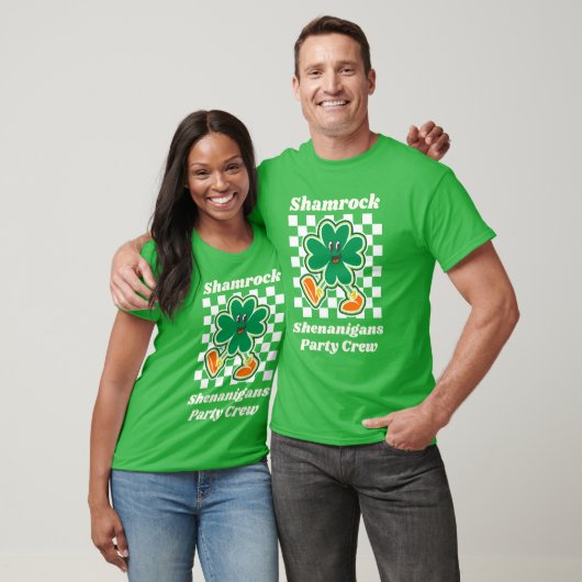 T-shirt Équipe de fête Shamrock Shenanigans (Unisexe)