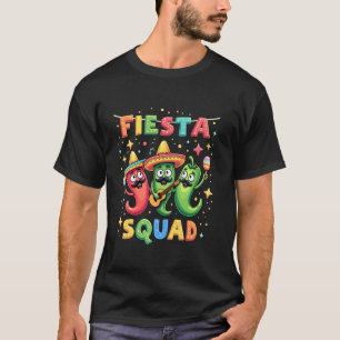 T-shirt Équipe de fiesta Cinco de Mayo famille appariée me