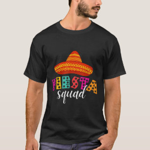 T-shirt Équipe de Fiesta Drôle Cinco De Mayo Sombrero Femm