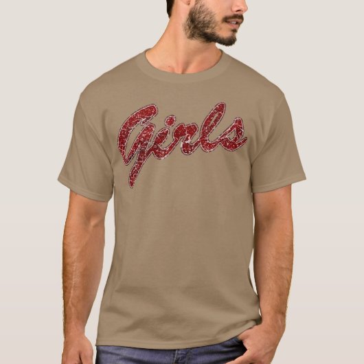 T-shirt Équipe de filles (Devant)