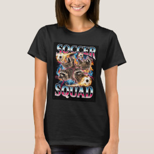 T-shirt Équipe de foot Meme Ironic Trash Panda Drôle de Bo
