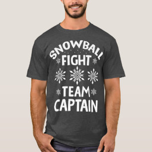 T-shirt Équipe de football Capitaine Funny Saison hivernal