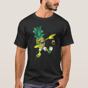 T-shirt Équipe de football d'ananas du pays de Galles Drap