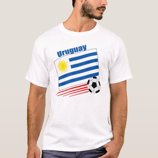 T-shirt Équipe de football de l'Uruguay (Devant)