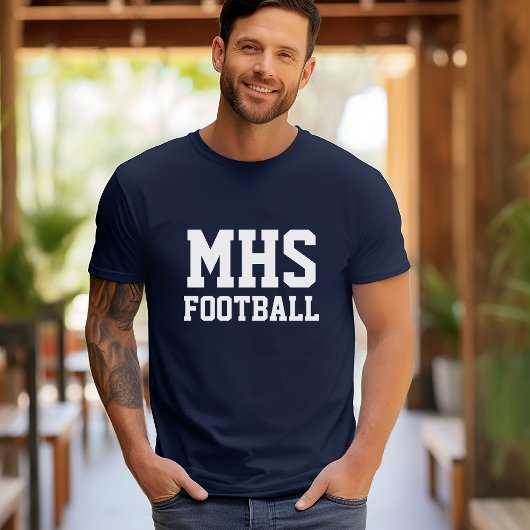 T-shirt Équipe de football sur mesure de l'esprit de l'éco