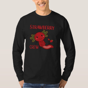 T-shirt Équipe de fraises Kawaii Axolotl Berry Cute
