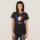 T-shirt Équipe de France de football drapeau français (Devant entier)