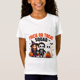 T-Shirt Équipe de friandises ou farces avec des amis migno