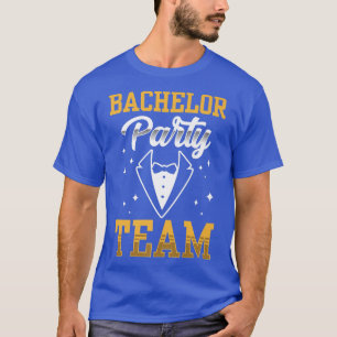 T-shirt Équipe de garçon de mariée de fête de célibataire1