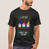 T-shirt Équipe de gauche Nordic Christmas Tomte Gnome Xma (Devant)