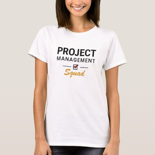 T-shirt Équipe de gestion de projet Édition Bold Team (Devant)