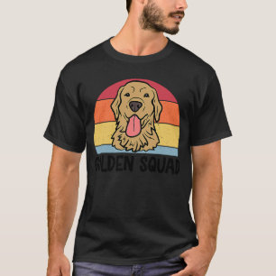 T-shirt Équipe de Golden Dog Retriever doré pour hommes fe