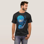 T-shirt Équipe de golf Drip pour garçons glace (Devant entier)