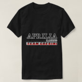 T-shirt Équipe de Gresini en course aprilia (Design devant)
