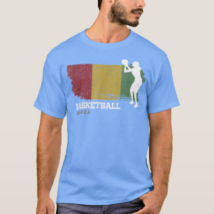 T-shirt Équipe De Guinée De Basket-Ball De Ball Féminin T-