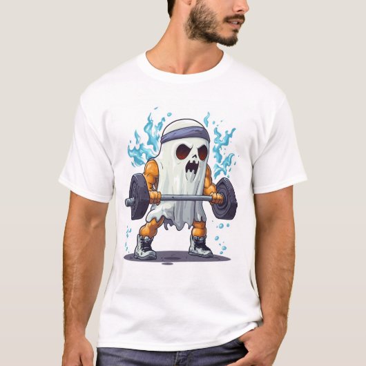 T-shirt Équipe de gym fantôme (Devant)