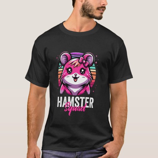 T-shirt Équipe de hamster Hammy drôle (Devant)