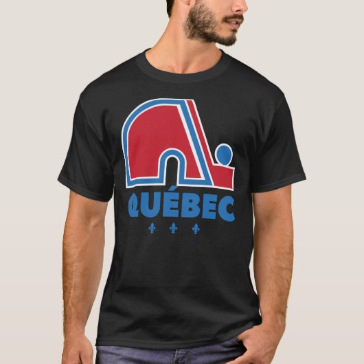 T-shirt Équipe de hockey des Nordiques du Québec Avalanche (Devant)