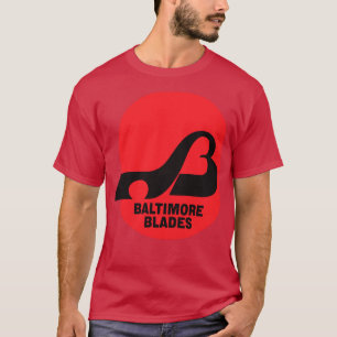 T-shirt Équipe De Hockey Rétro WHA Baltimore Blades