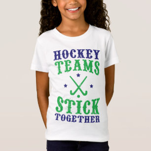 T-Shirt Équipe De Hockey Sur Terrain S'Accrochent