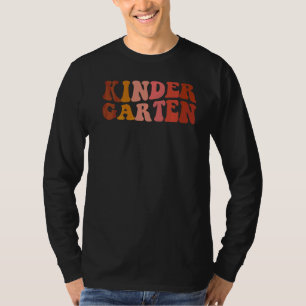 T-shirt Équipe De Jardin Rétro Retour À L'École Thé Vintag