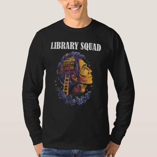 T-shirt Équipe de la bibliothèque_6 (Devant)