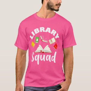 T-shirt Équipe de la bibliothèque Enseignant Étudiant Bibl