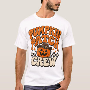 T-shirt Équipe de la cabane à citrouilles, cueillette de c
