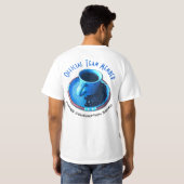 T-shirt Équipe de la consommation de café| Membre officiel (Dos entier)