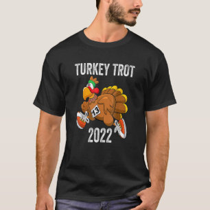 T-shirt Équipe de la course Trot de la dinde de Thanksgivi