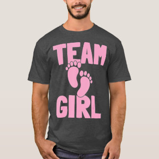 T-shirt Équipe de la fête de la révélation du genre Fille