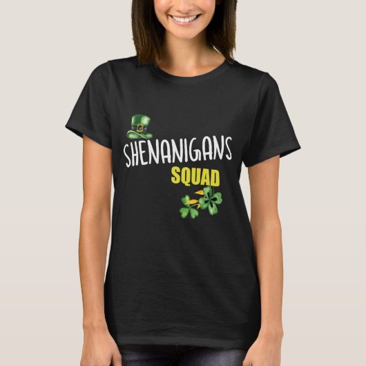 T-shirt Équipe de la Journée des Shenanigans (Devant)