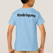 T-shirt Équipe de la Ligue de la Jeunesse de baseball (Dos)