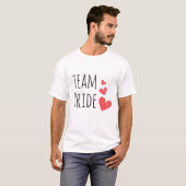 T-shirt Équipe de la mariée (Devant entier)