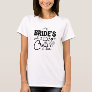 T-shirt Équipe de la mariée