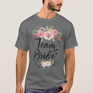 T-shirt Équipe de la mariée enterrement de vie de jeune fi