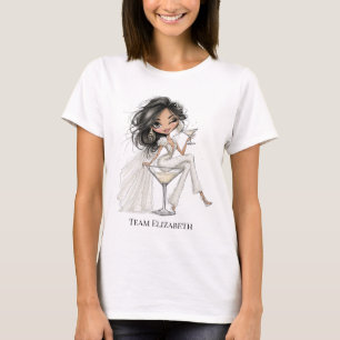 T-shirt Équipe de la mariée Enterrement de vie de jeune fi