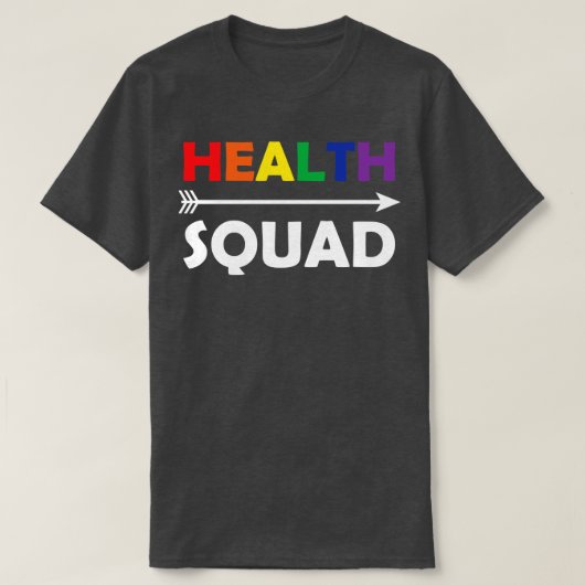 T-shirt Équipe de la santé (Design devant)