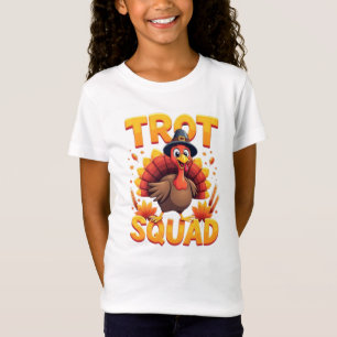 T-Shirt Équipe de la Trotte de la dinde de Thanksgiving Ca