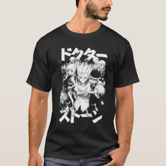 T-shirt Equipe de l'âge de pierre ANIME MANGA CARTOON MEME