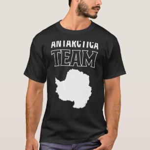 T-shirt Équipe de l'Antarctique Continent Expédition Pôle