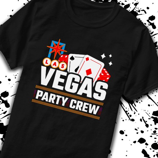 T-shirt Équipe de Las Vegas - Escouade de fête - Voyage à