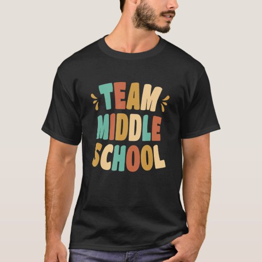 T-shirt Équipe de l'école secondaire Équipe de l'école sec (Devant)