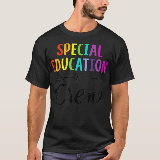 T-shirt Équipe de l'éducation spéciale amusante Retourner  (Devant)