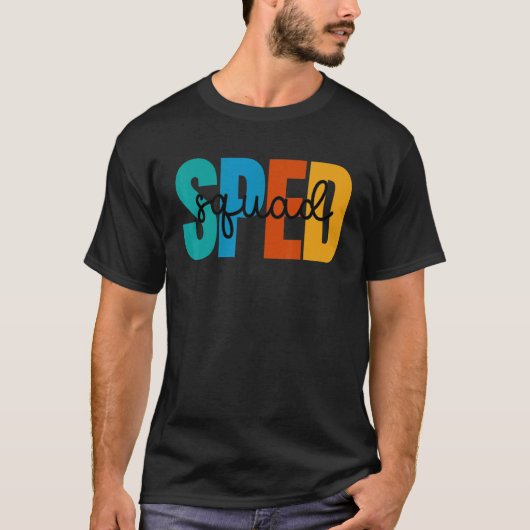 T-shirt Équipe de l'éducation spéciale enseignant Cute spé (Devant)