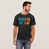 T-shirt Équipe de l'éducation spéciale enseignant Cute spé (Devant entier)