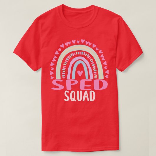 T-shirt Équipe de l'éducation spéciale SPED Correspondance (Design devant)